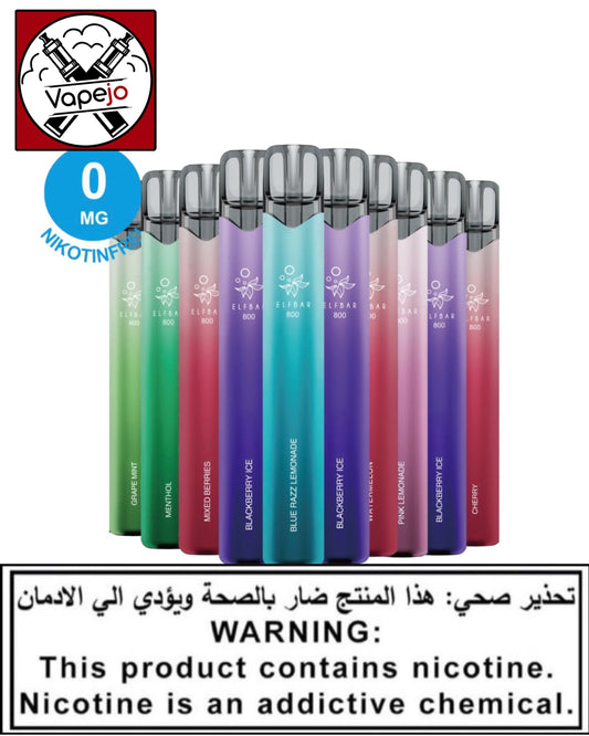 ELFBAR 800 – 0mg Free Nicotine