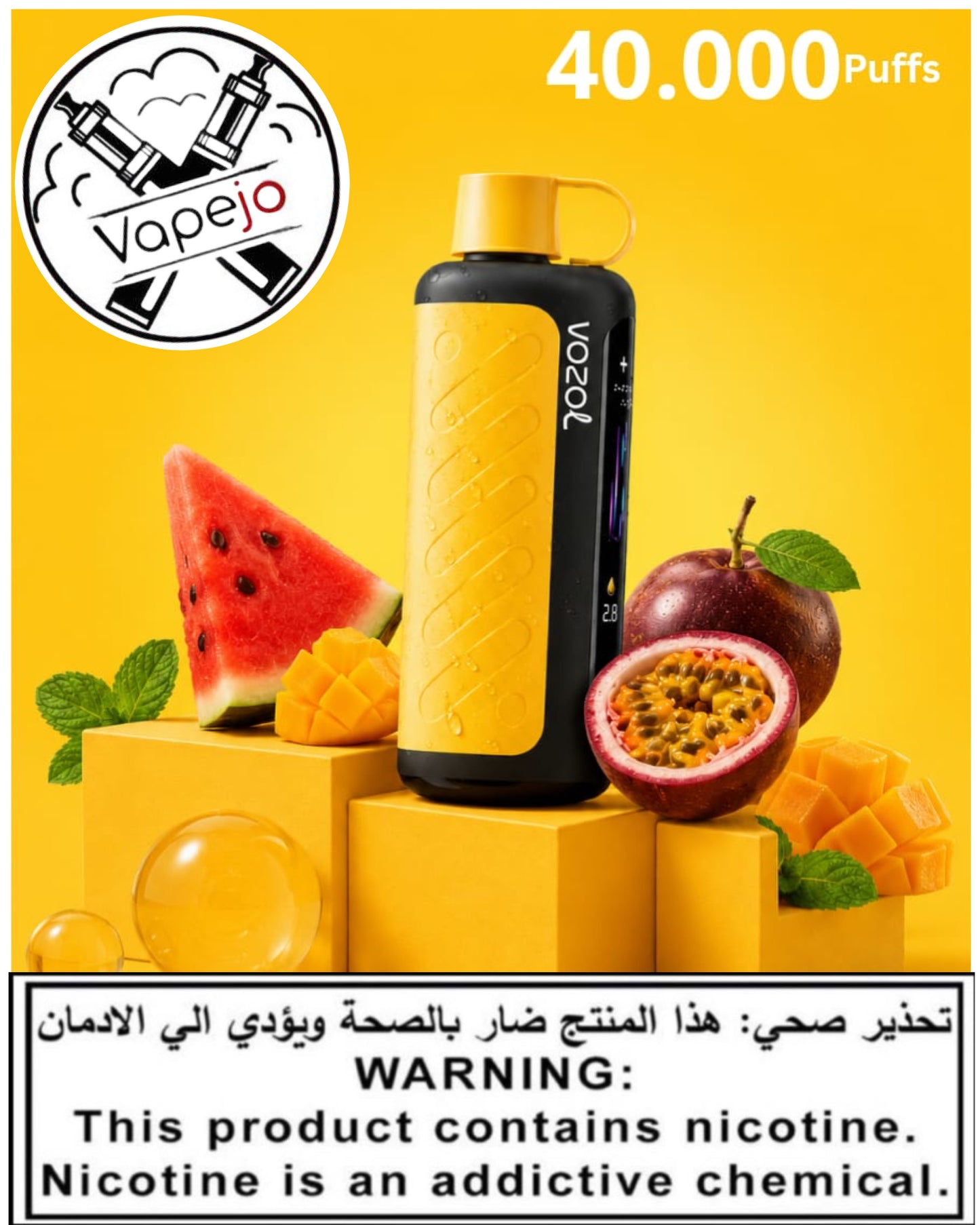 Vozol Gear Hookah 40000 Puffs Disposable Vape in Jordan