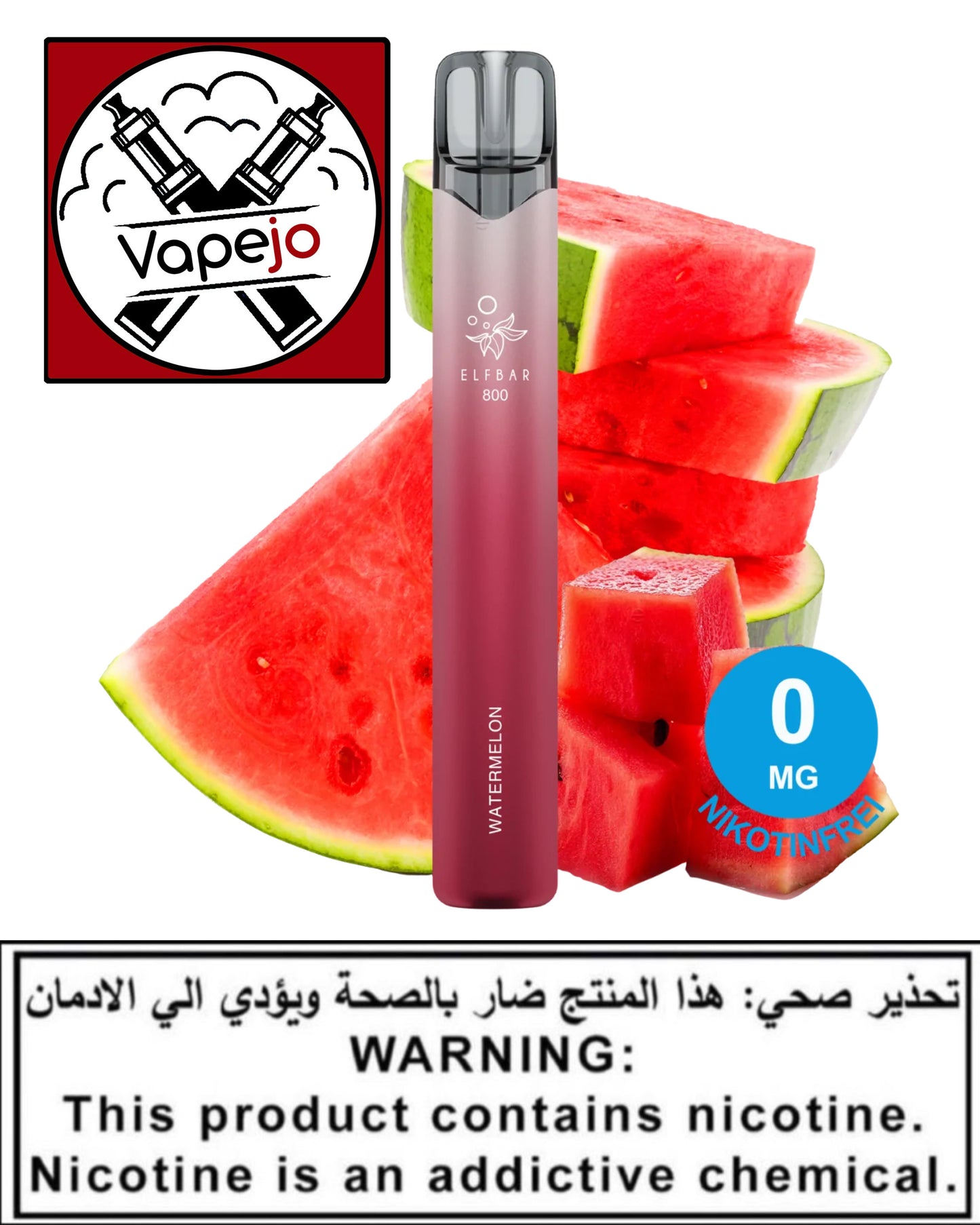 ELFBAR 800 – 0mg Free Nicotine
