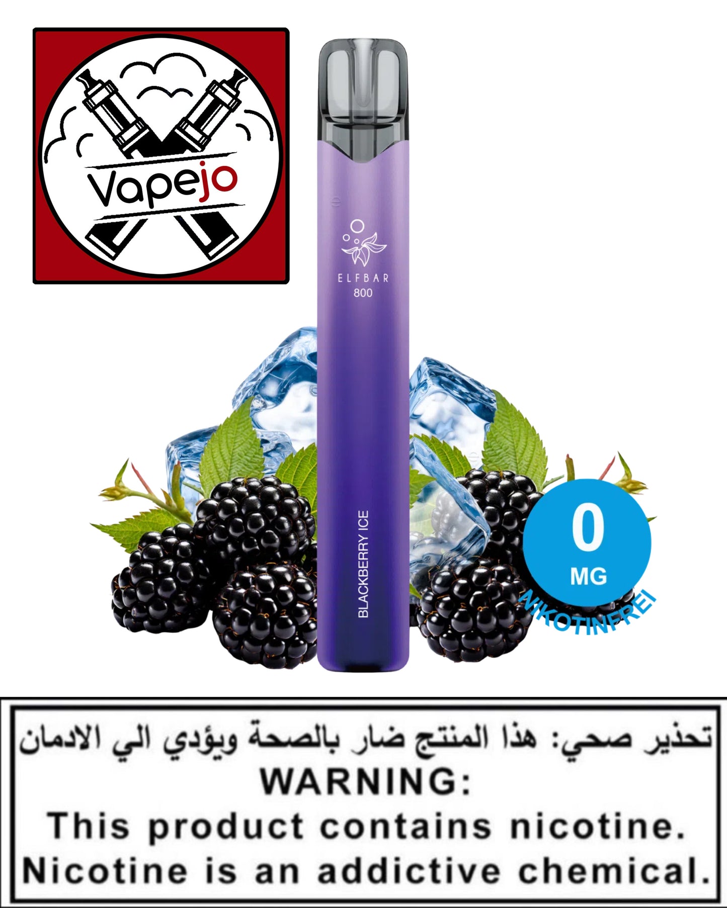ELFBAR 800 – 0mg Free Nicotine