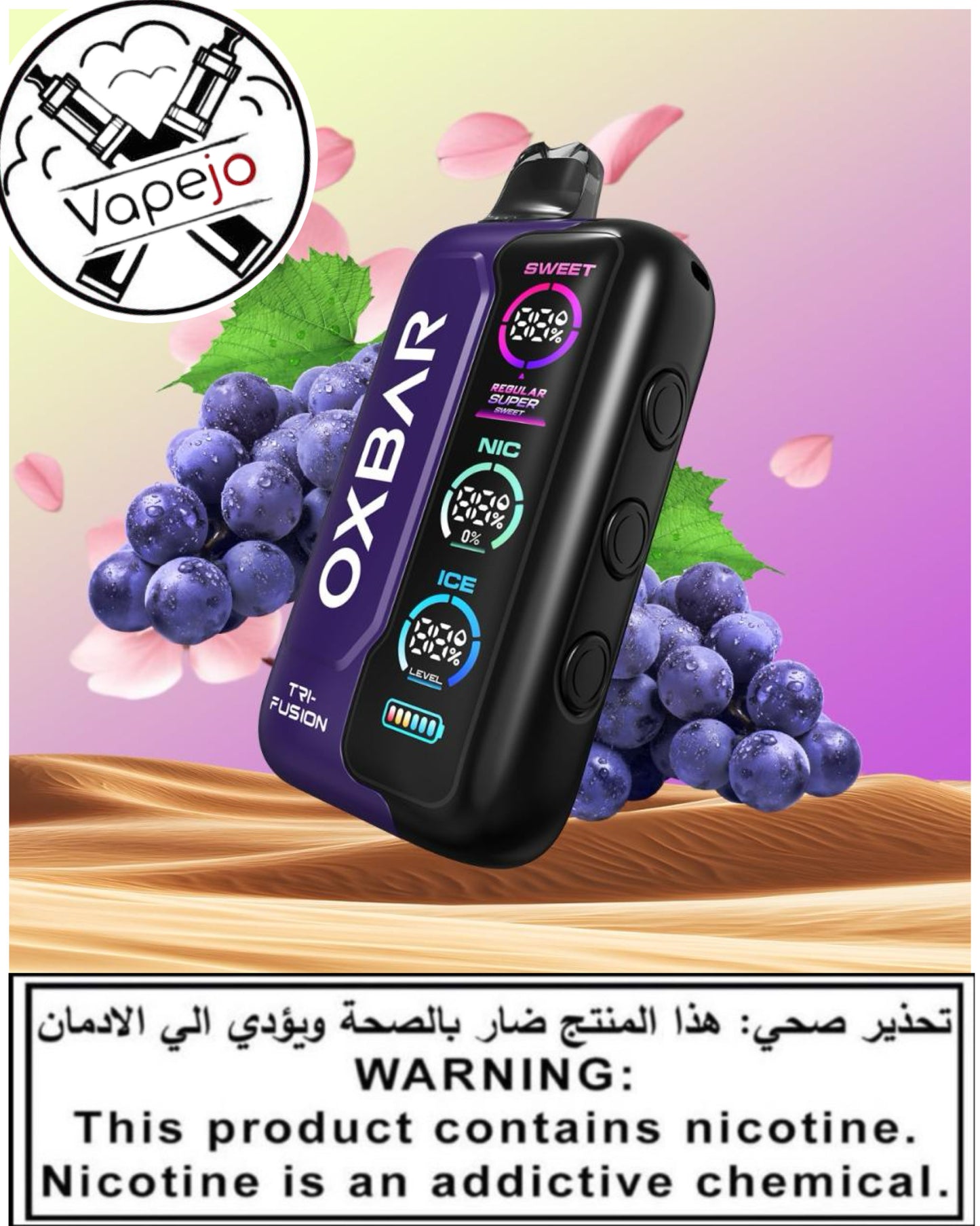 OXBAR TRI Fusion 45K Disposable Vape in Jordan
