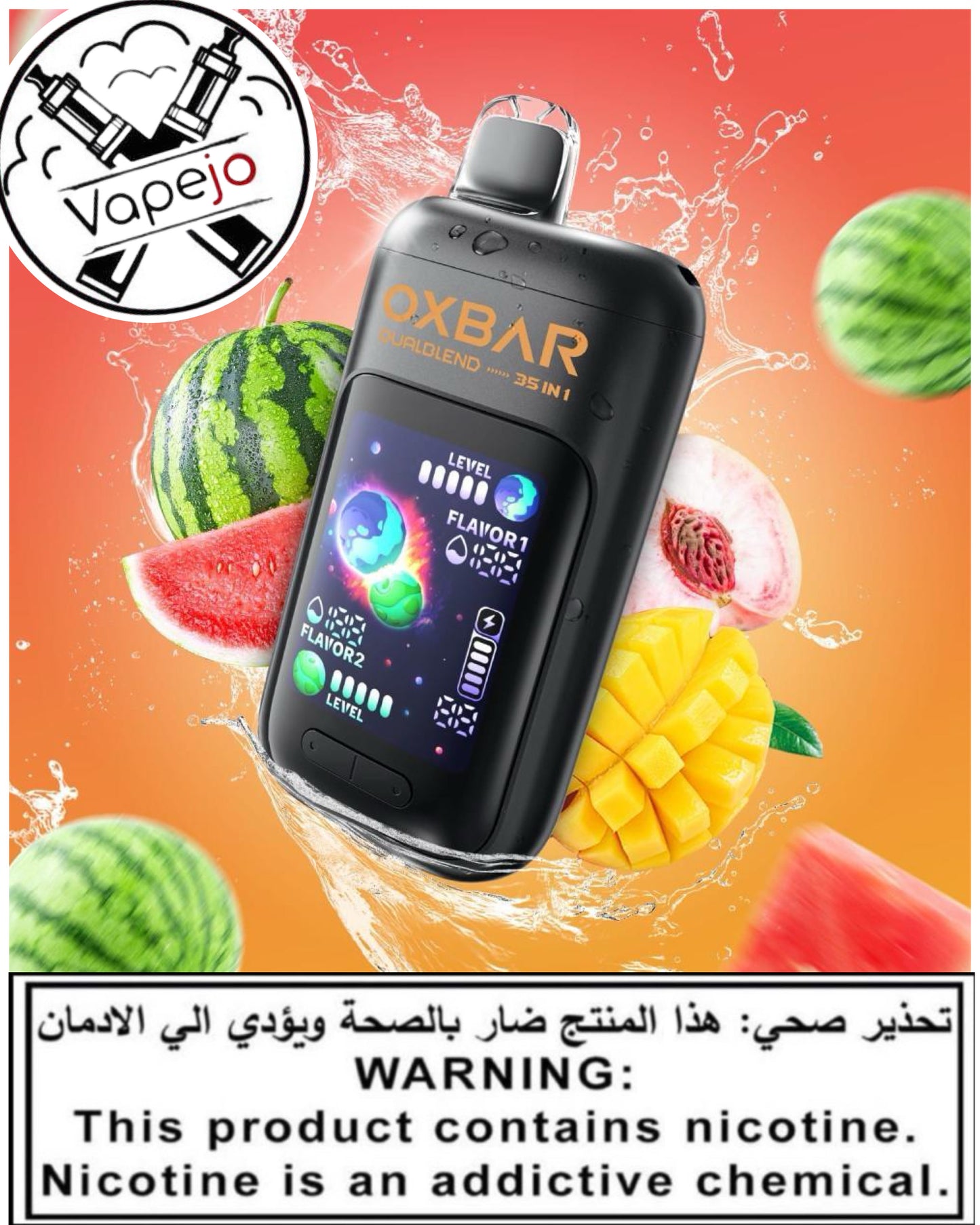 OXBAR TRI Fusion 45K Disposable Vape in Jordan