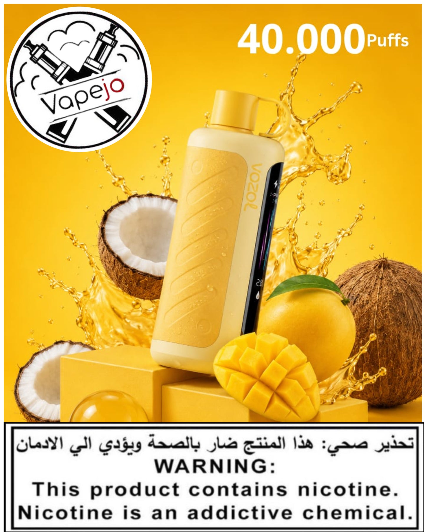 Vozol Gear Hookah 40000 Puffs Disposable Vape in Jordan