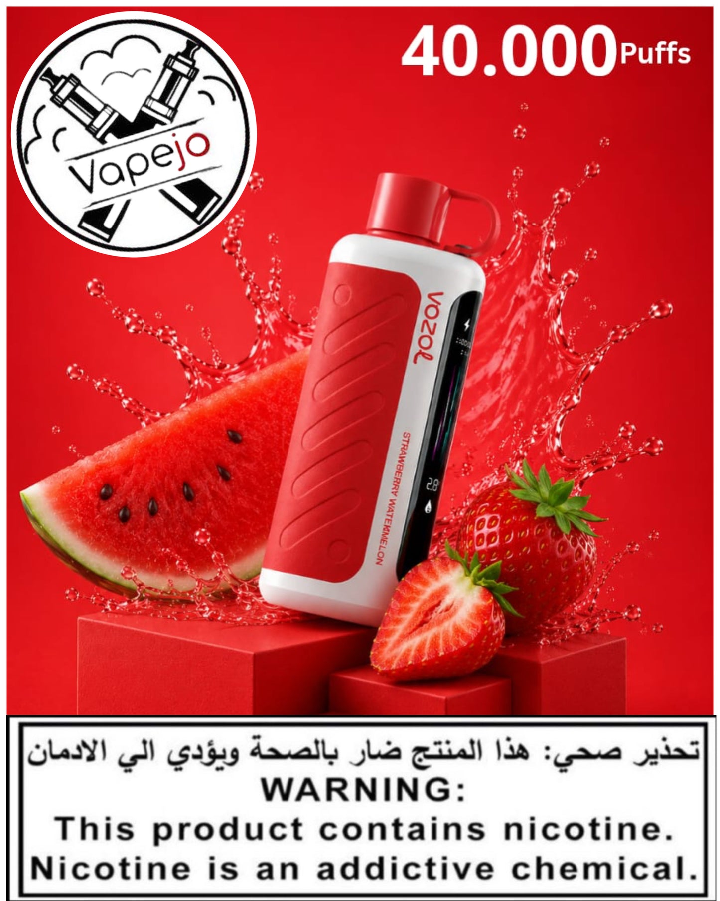 Vozol Gear Hookah 40000 Puffs Disposable Vape in Jordan