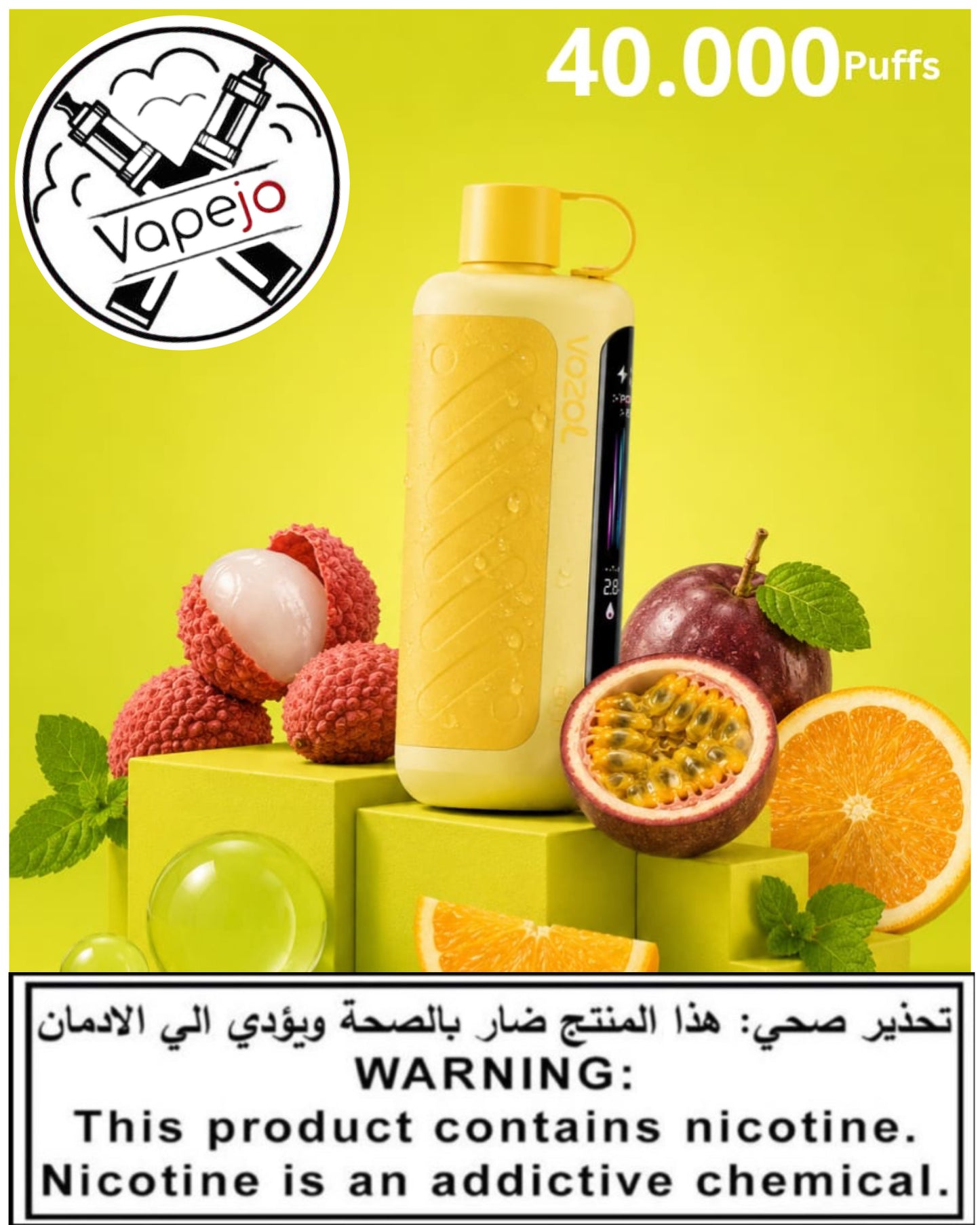Vozol Gear Hookah 40000 Puffs Disposable Vape in Jordan