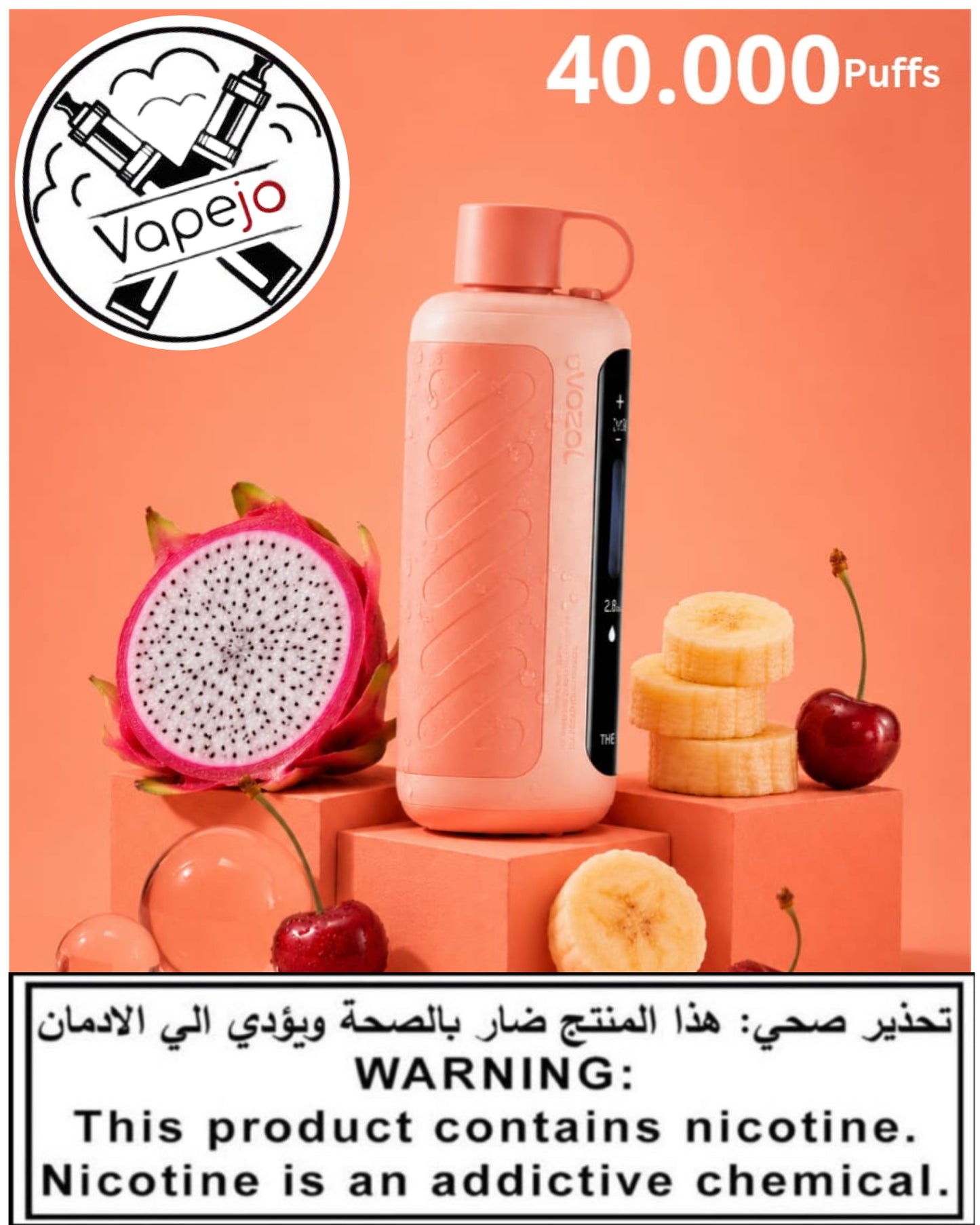 Vozol Gear Hookah 40000 Puffs Disposable Vape in Jordan