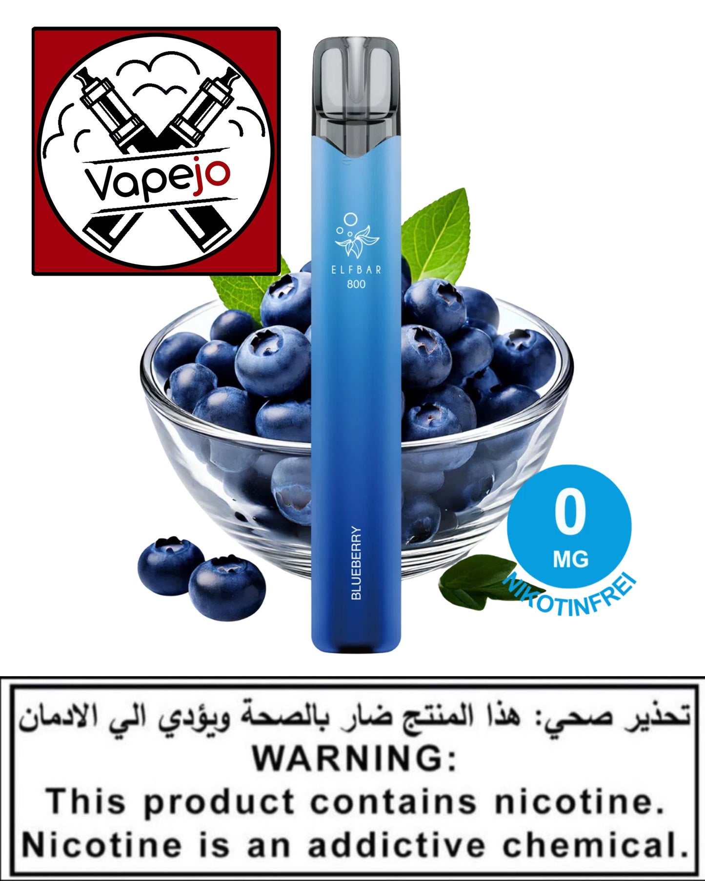 ELFBAR 800 – 0mg Free Nicotine