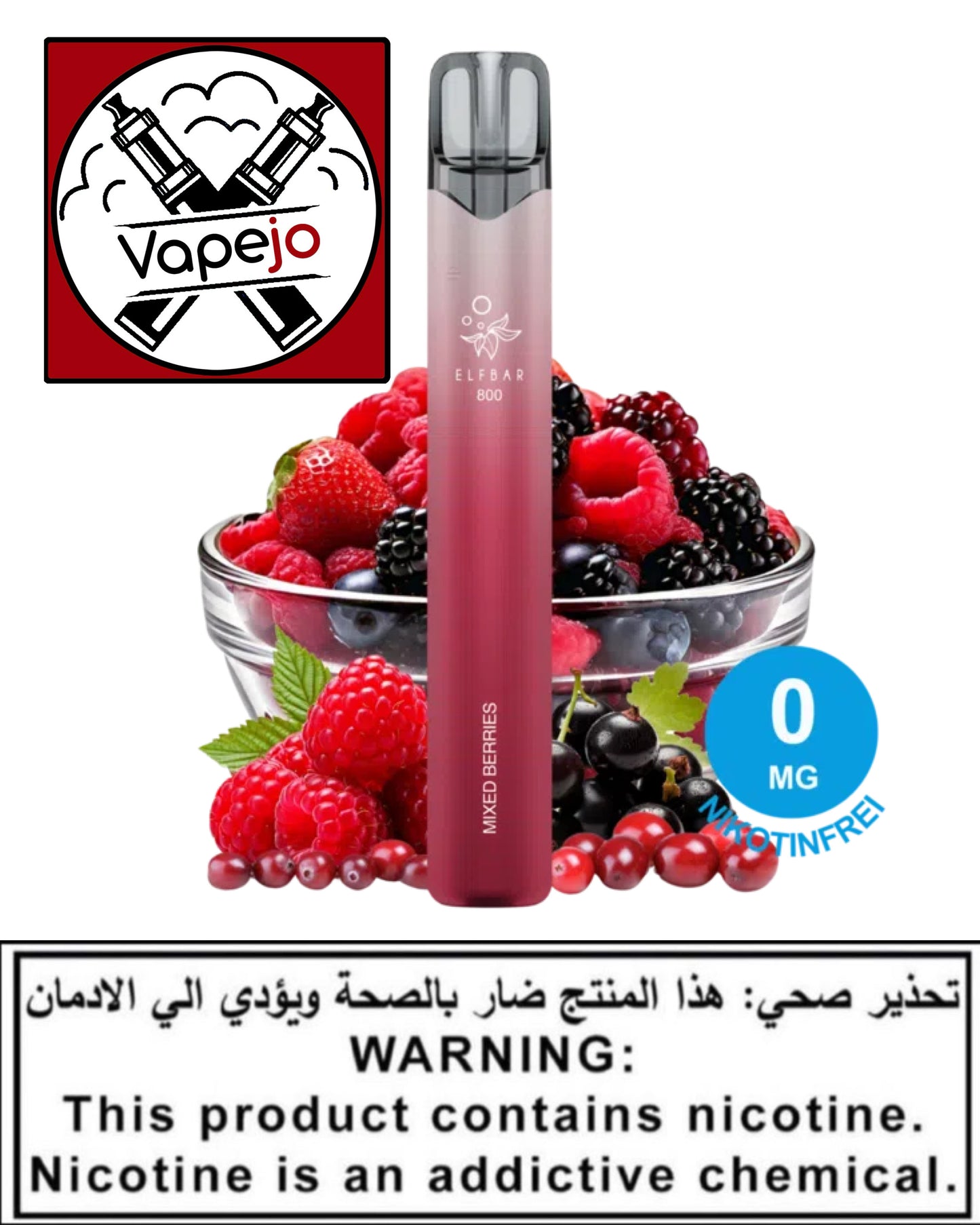 ELFBAR 800 – 0mg Free Nicotine