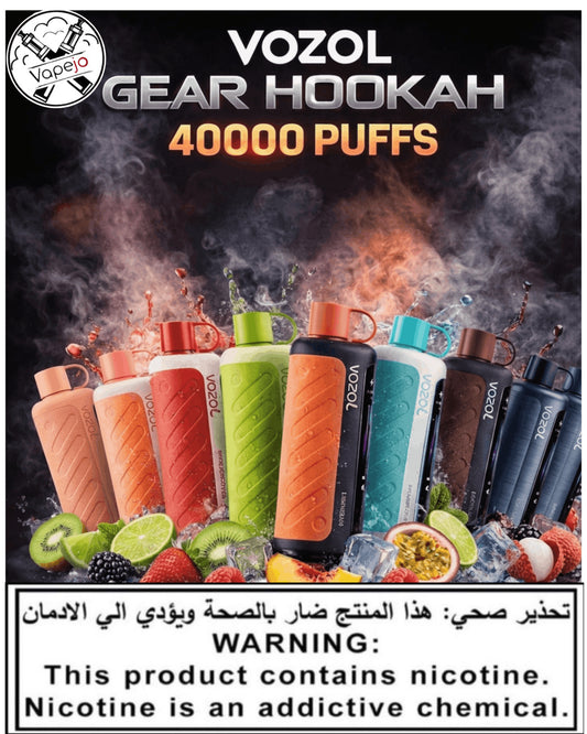 Vozol Gear Hookah 40000 Puffs Disposable Vape in Jordan