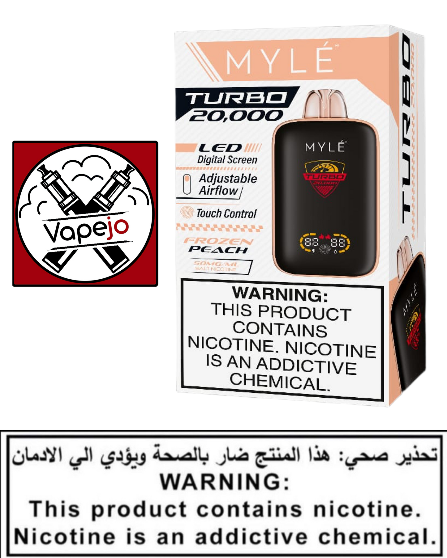 MYLE Turbo 20000 Puffs Disposable