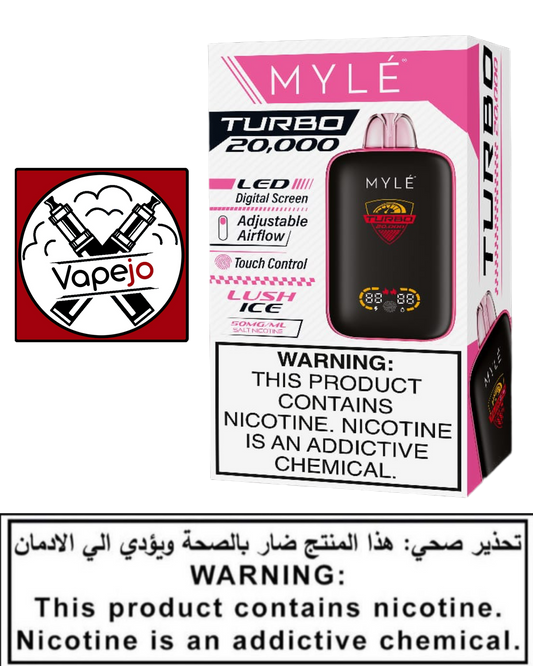 MYLE Turbo 20000 Puffs Disposable
