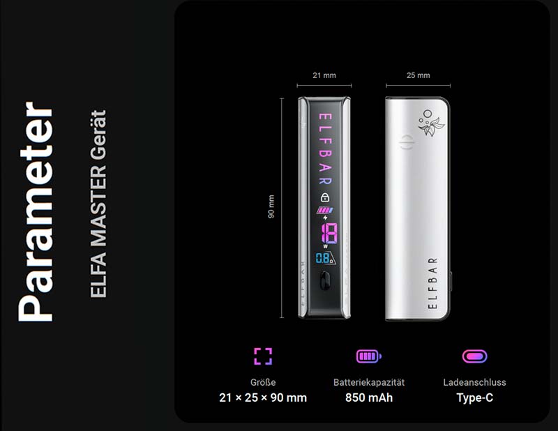 Elfbar Elfa Master with LED screen