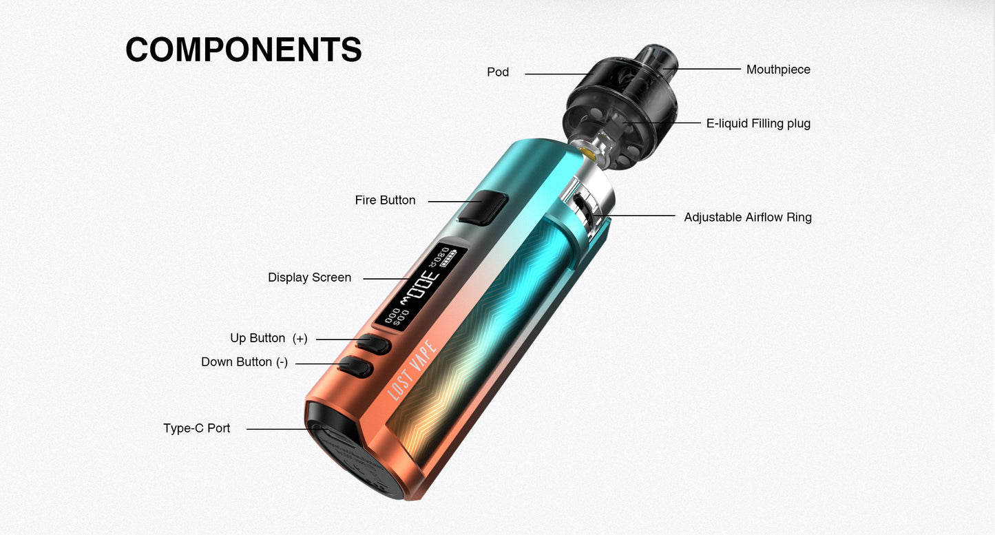 LOST VAPE URSA MINI KIT 1200MAH