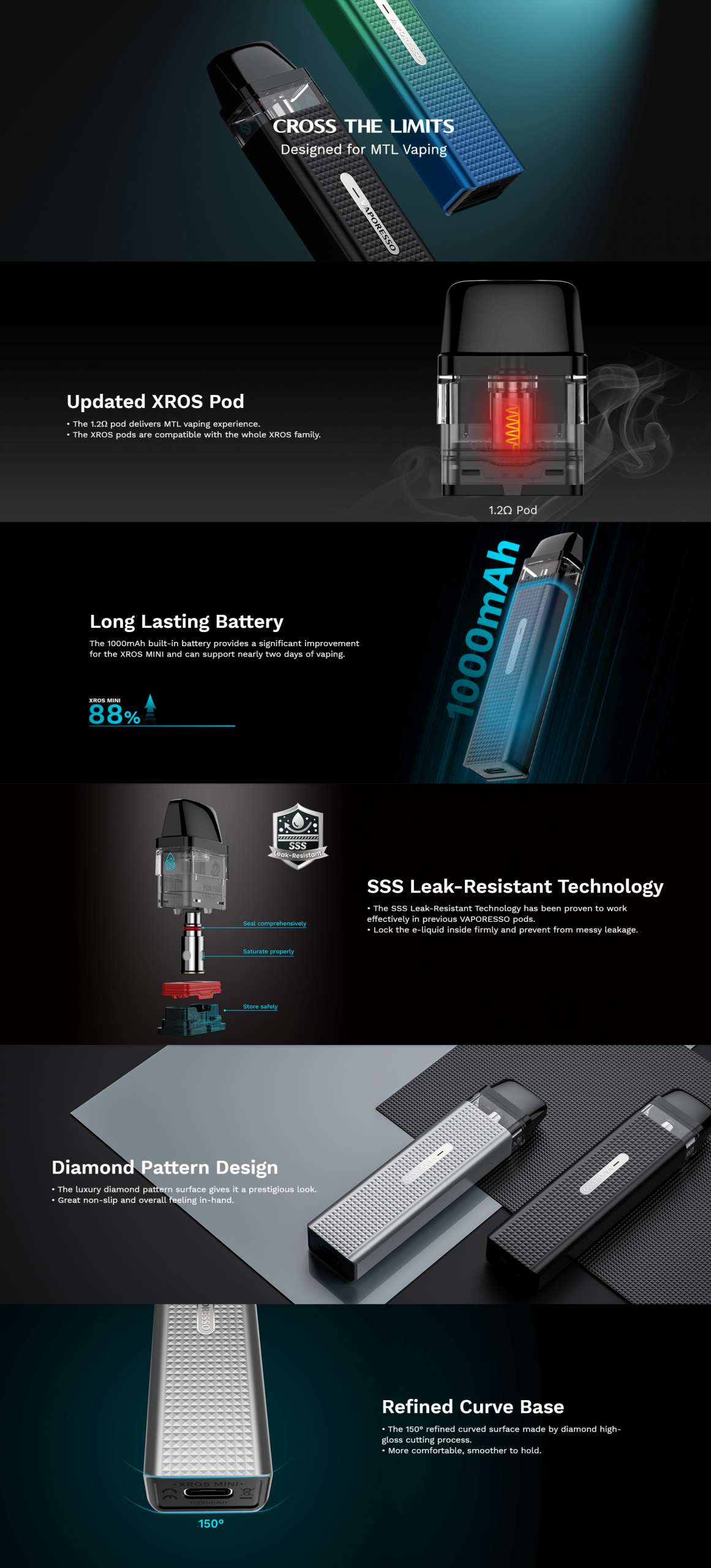 XROS MINI 1000mAh