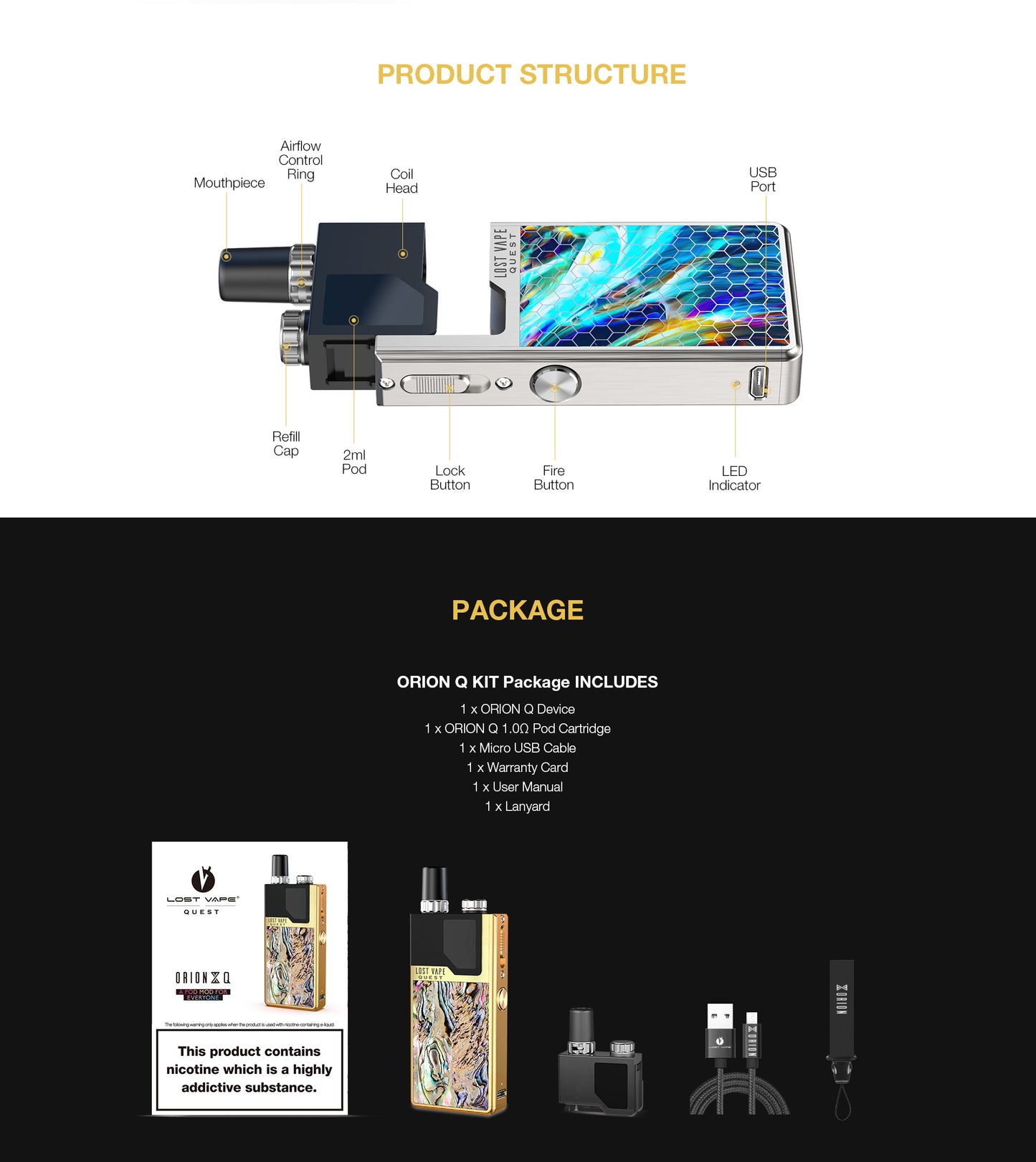 LOST VAPE ORION Q 17W